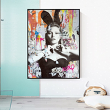 Kate Moss Bunny Art: Unique & Captivating Masterpieces