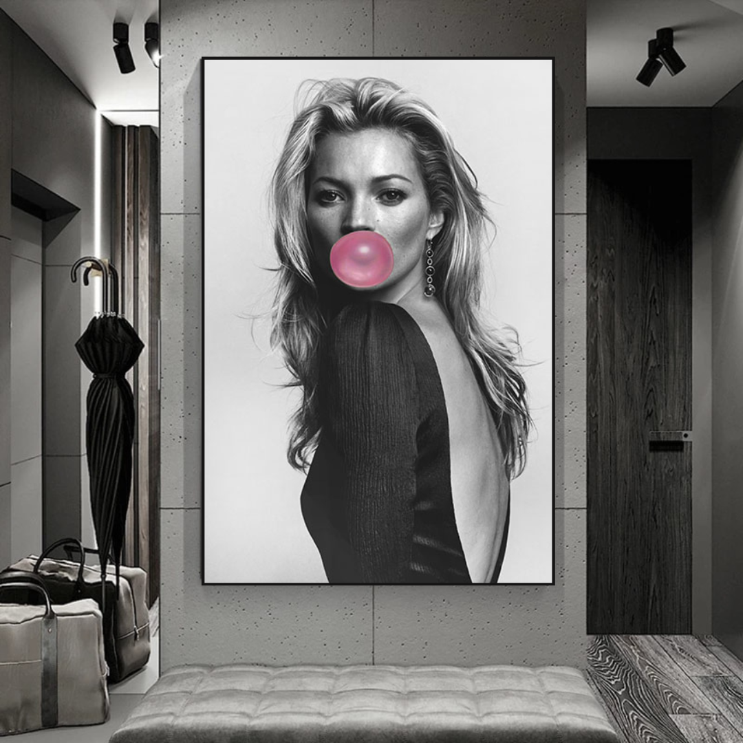 Kate Moss Chewing Gum Art : Explorez des chefs-d'œuvre uniques