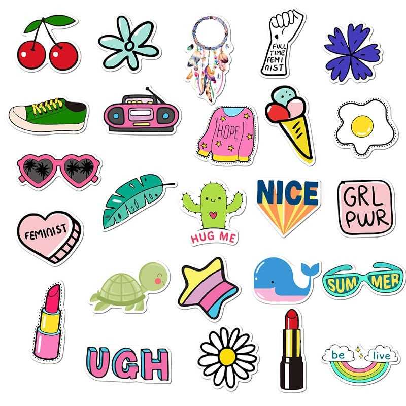 Kawaii Stickers Pack | Famous Bundle Stickers | Waterproof Bundle Stickers