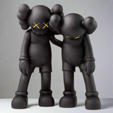 KAWS Together Vinylfigur Schwarz