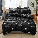 Kids Black Bedding Set - Premium Quality for Children