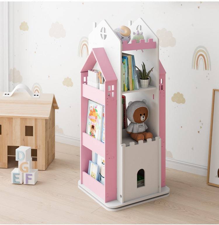 Kids Books Storage Rack | Toys Storage Cabinet Large | Books Organising Cabinet