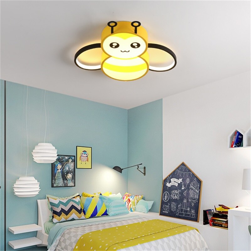 Plafonnier abeille pour enfants | Lumières de décor de chambre d'enfants