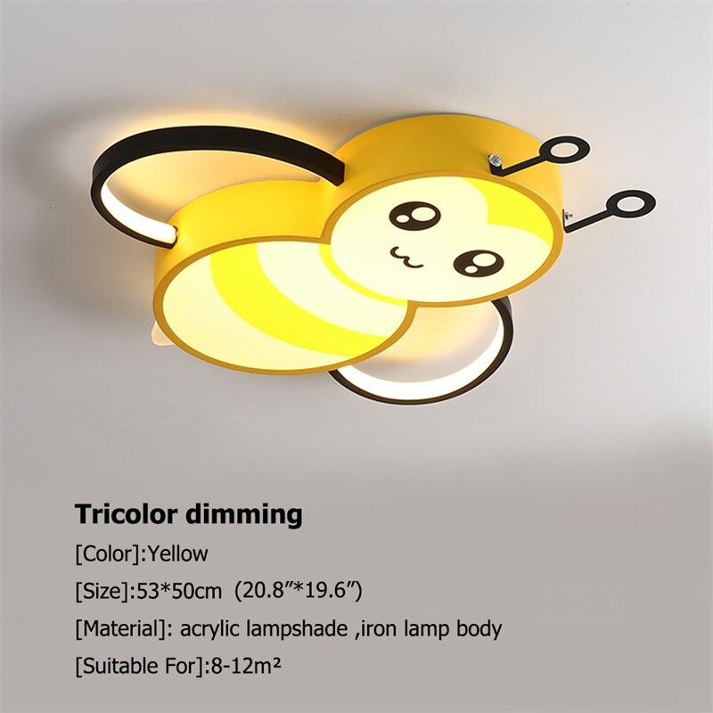 Kids Honey Bee Ceiling Light | Kids Room Decor Lights