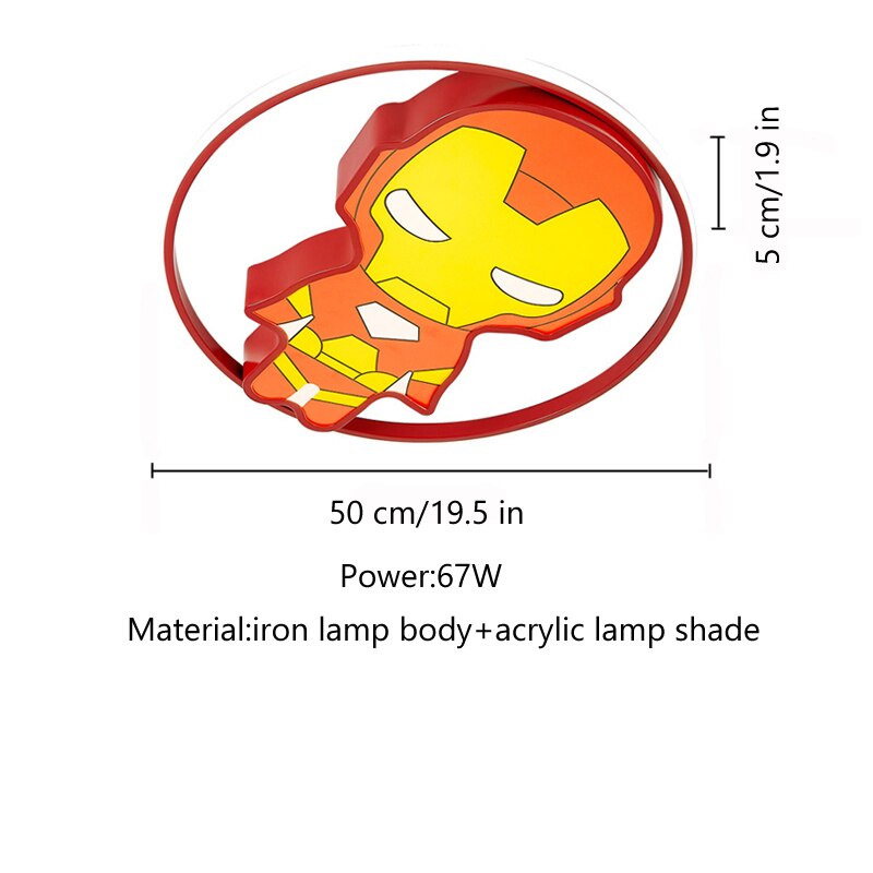 Детский светильник IronMan | Освещение для детской комнаты