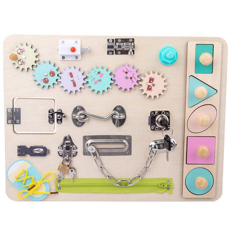 Kids Learning Toys Busy Activity Board