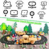 Puzzle de piste de route pour enfants