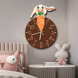 Horloge murale de bande dessinée de chambre d'enfants