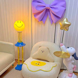 Lampe sur pied Smiley pour enfants : illuminez leur espace avec style