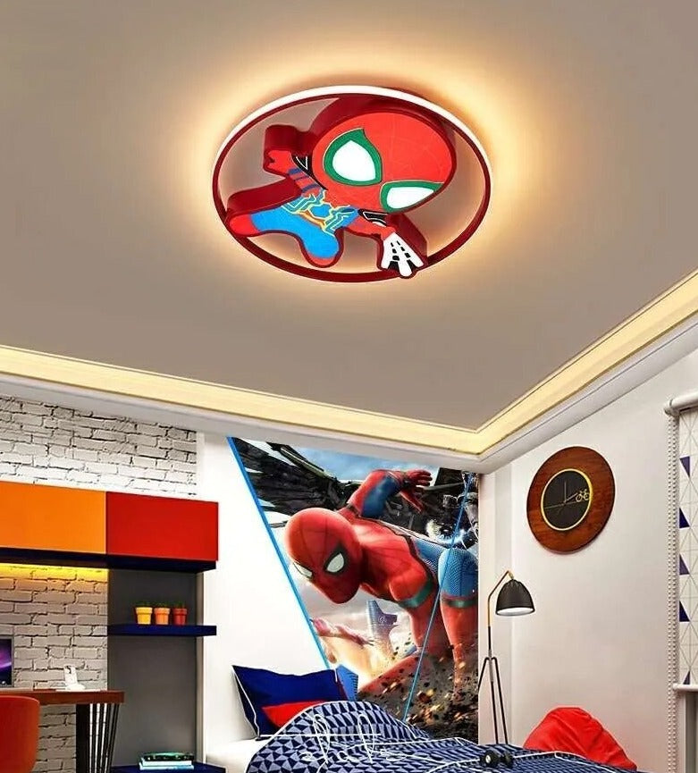 Plafonnier Spiderman pour enfants – Améliorez la décoration de la chambre de vos enfants.