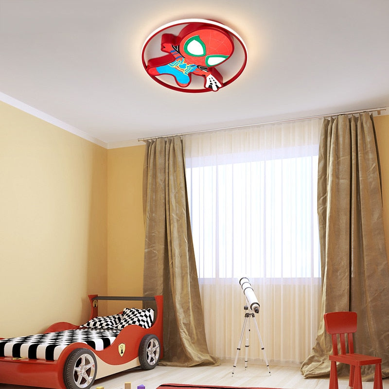 Plafonnier Spiderman pour enfants – Améliorez la décoration de la chambre de vos enfants.