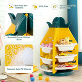 Kids Toy Storage Cabinet 360° Revolving | Pineapple Shelf