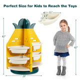 Kids Toy Storage Cabinet 360° Revolving | Pineapple Shelf