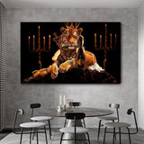 King of Jungle Lion Poster: Shop the Majestic Art