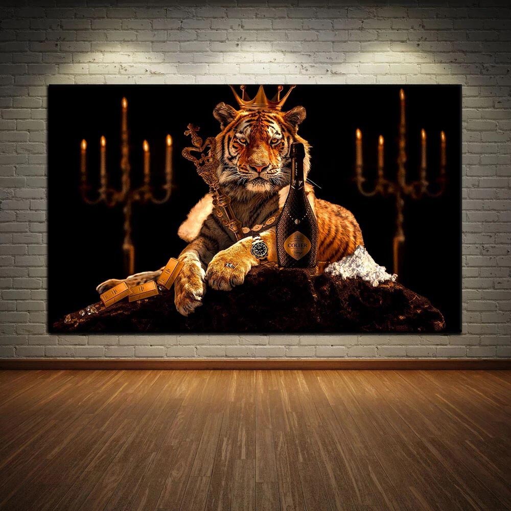 King of Jungle Lion Poster: Shop the Majestic Art