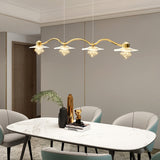 Lustre en globes de cristal pour îlot de cuisine - Spark Your Space