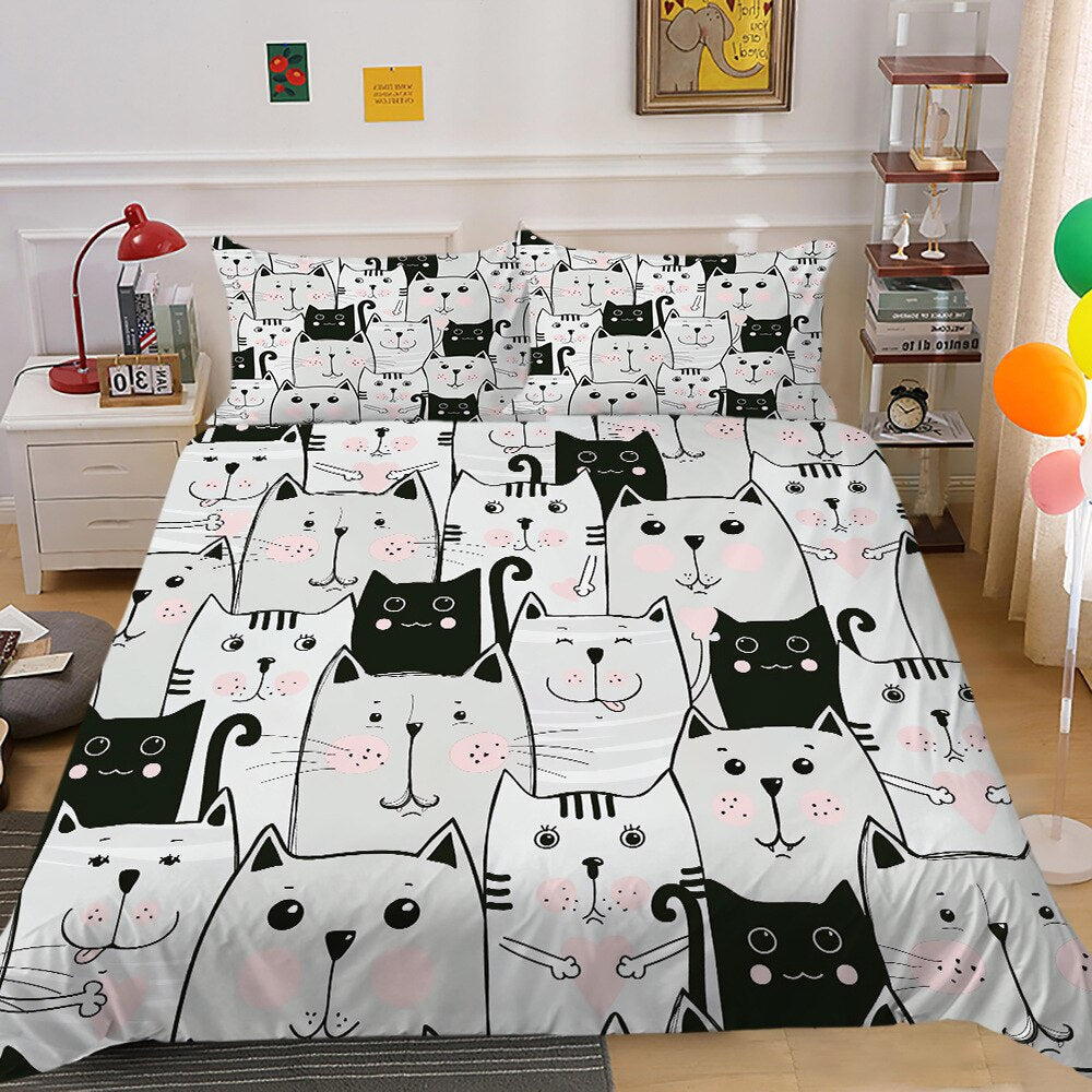 Kitty Bedding Set: Perfect Choice for Kids Room