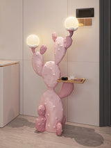 Grande statue de lampadaire Cactus