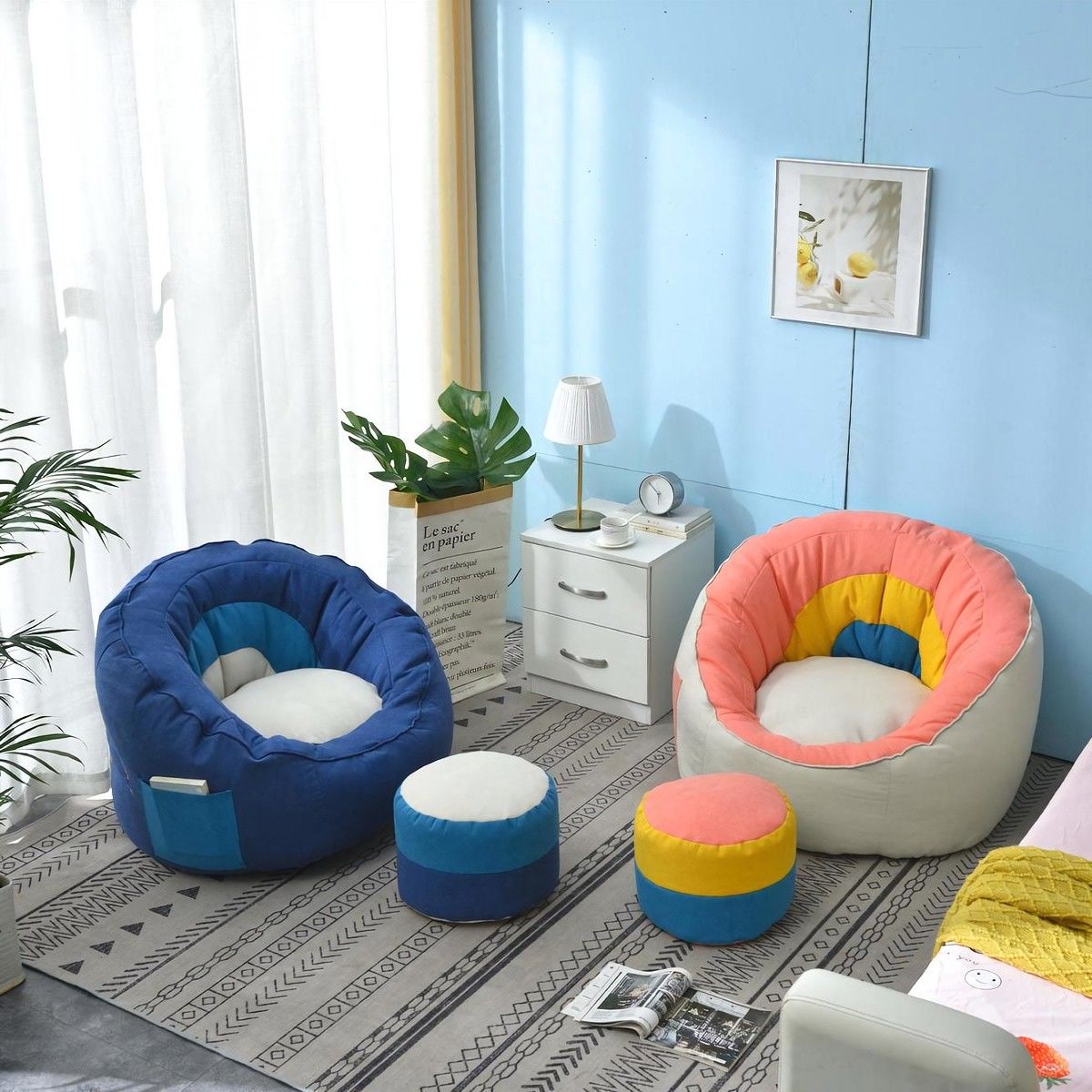 Lazy Sofa Sitzsack für Kinder oder Wohnzimmer