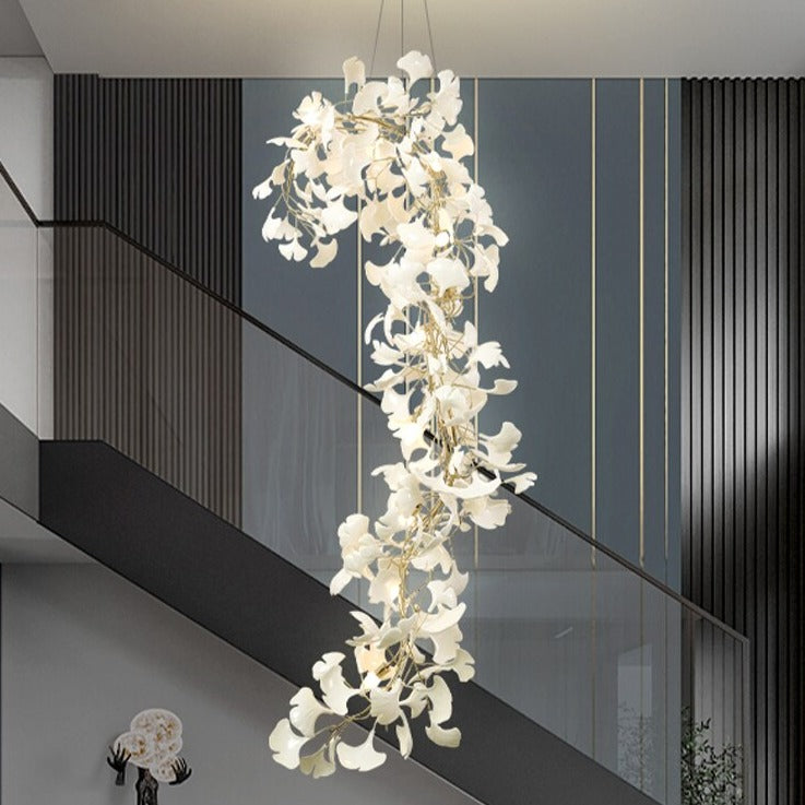 Lustre à feuilles : luminaire époustouflant