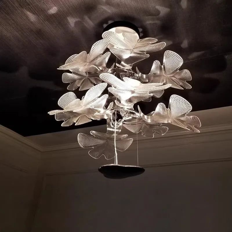 Feuilles Pétales Éclairage de lustre design de style unique