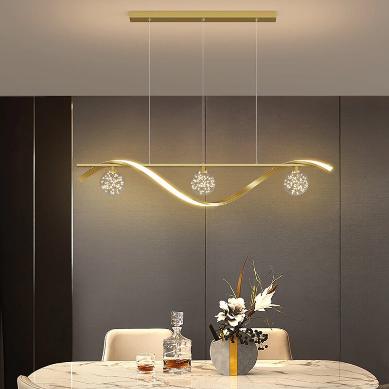 LED Stars Chandelier Light