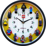 Horloge murale LEGO 3D Building Blocks Superhero