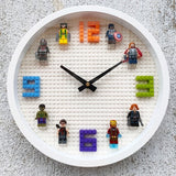 Horloge murale Lego Building Blocks Superhero