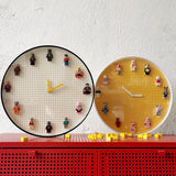 Horloge murale de blocs de construction Lego