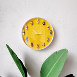 Horloge murale de blocs de construction Lego