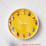 Horloge murale de blocs de construction Lego