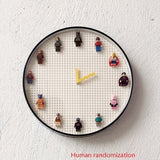 Horloge murale de blocs de construction Lego