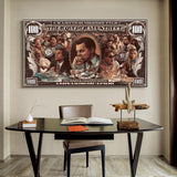 Tableau sur toile Leonardo - Loup de Wall Street Poster