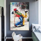 Let's Dance on the Singer's Beat: Musical Canvas Wall Art