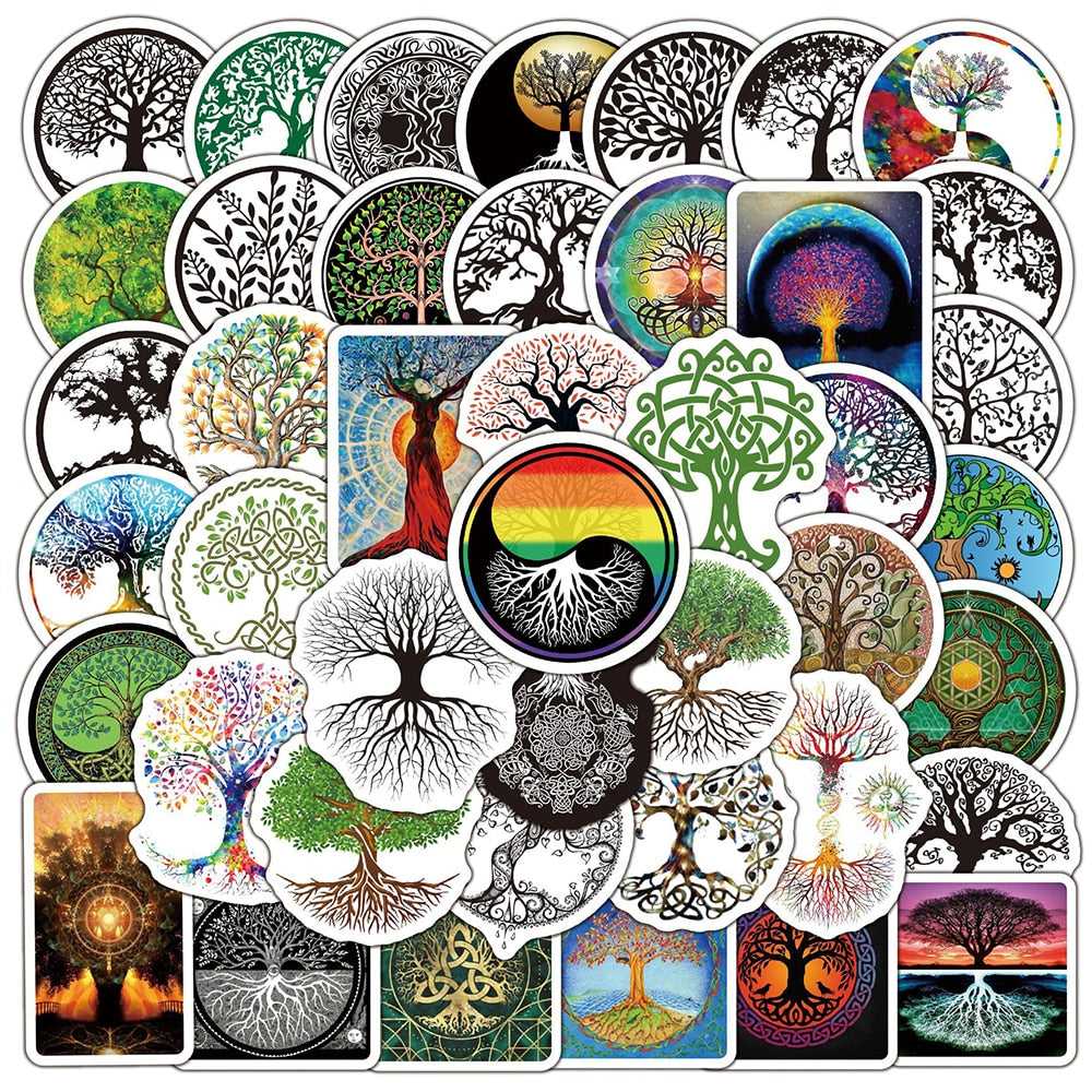 Life Tree Miracle Faith Totem Stickers