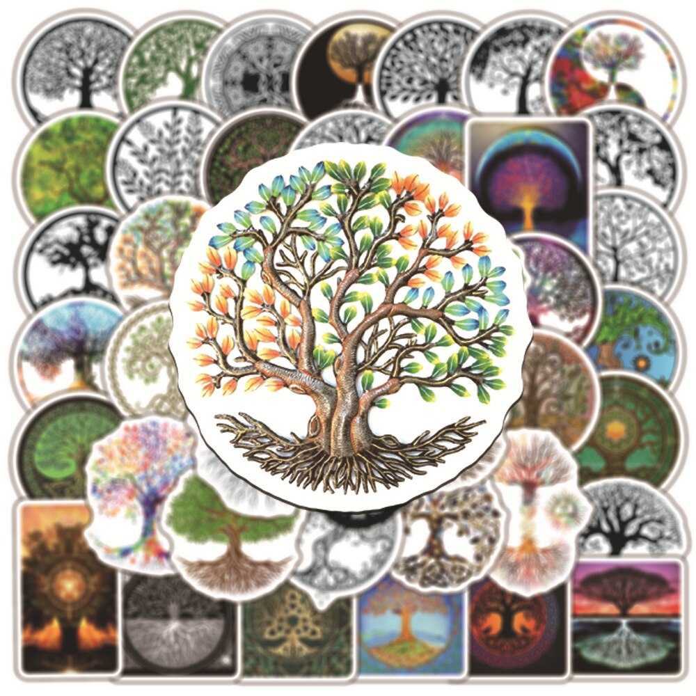 Life Tree Miracle Faith Totem Stickers