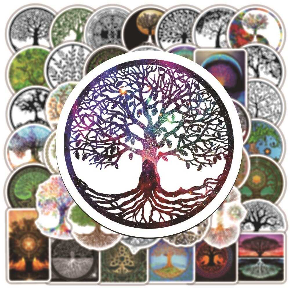 Life Tree Miracle Faith Totem Stickers