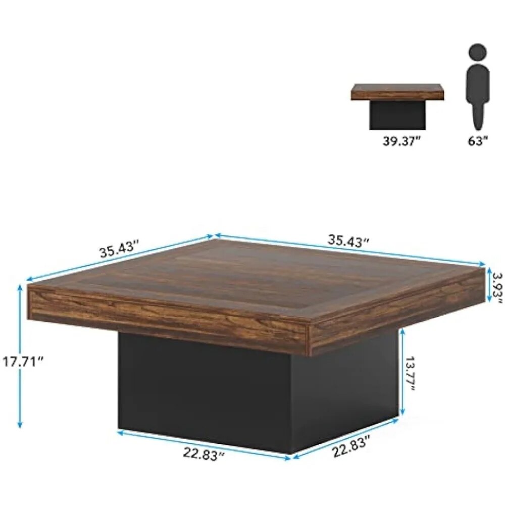 Table basse carrée Little Tree Farmhouse