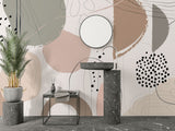 Living Room Wallpaper Mural - Abstract Theme