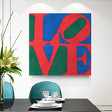 Love Abstract Canvas Wall Art