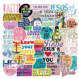 Jesus Christians Religion Stickers Pack | Famous Bundle Stickers | Waterproof Bundle Stickers