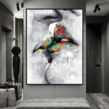 Lovers Kiss Wall Art: Exquisite Décor for Passionate Souls