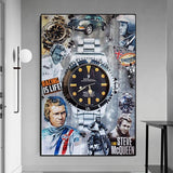 Luxusuhr Mcqueen Leinwand-Wandkunst