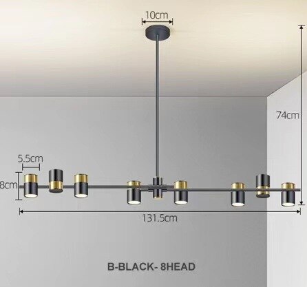 Lustre design Lynx : Lustre Spoutnik rotatif