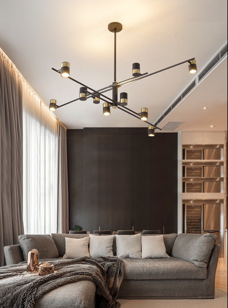 Lynx Design Chandelier: Rotatable Sputnik Chandelier