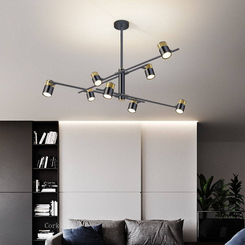 Lynx Design Chandelier: Rotatable Sputnik Chandelier