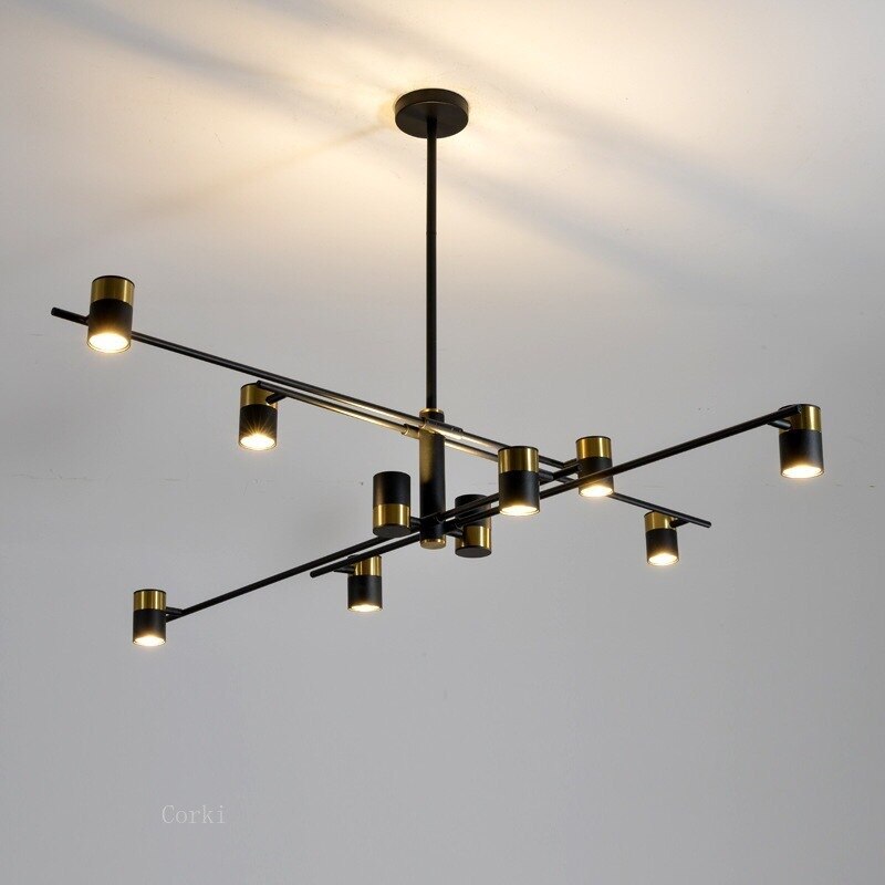 Lynx Design Chandelier: Rotatable Sputnik Chandelier