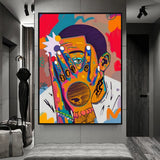 Mac Miller Chanteur Graffiti Hip Hop Toile Wall Art 