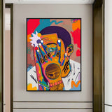 Mac Miller Chanteur Graffiti Hip Hop Toile Wall Art 