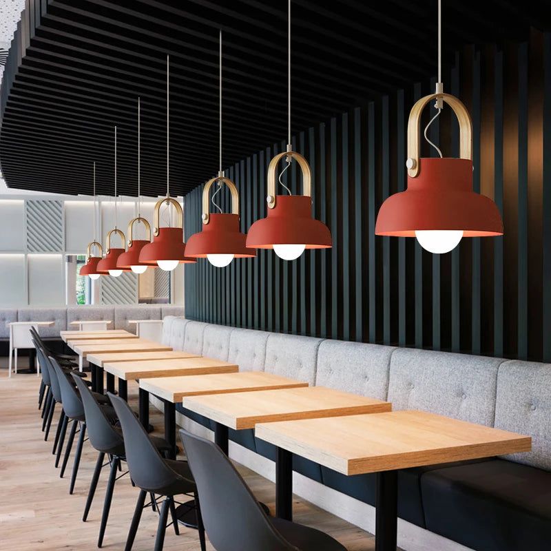 Macaron Loft LED Iron Pendant Light - Illuminate with Style and Versatility